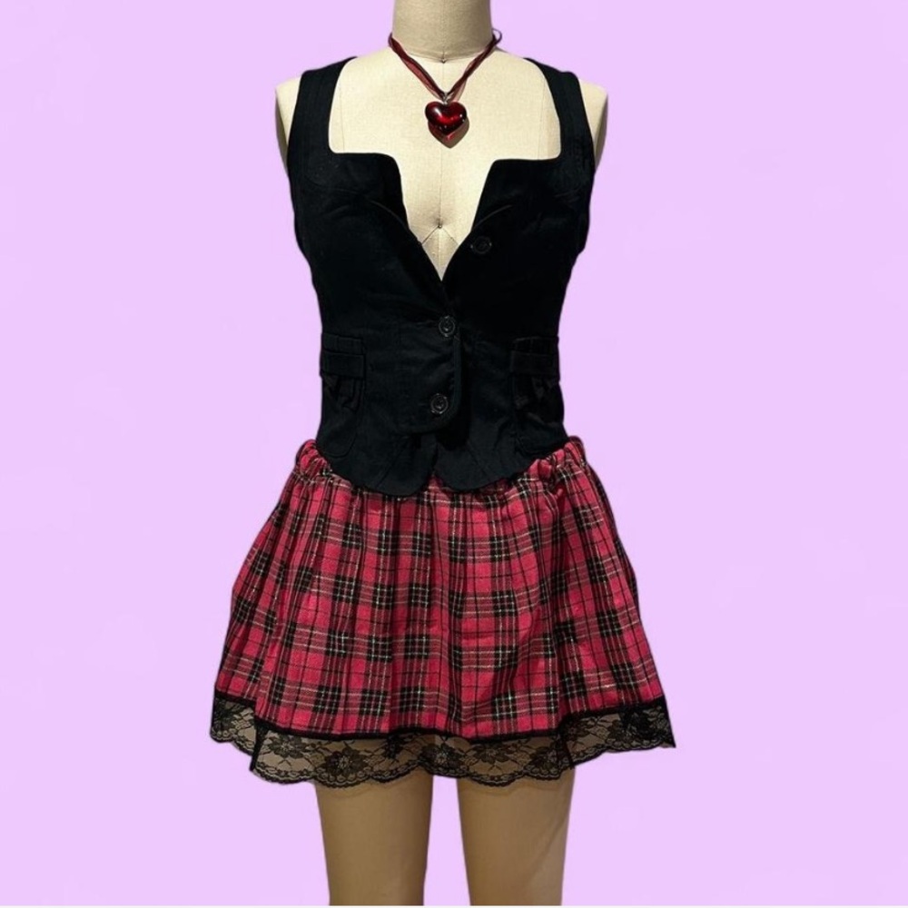 Romy Black Vest / Waistcoat